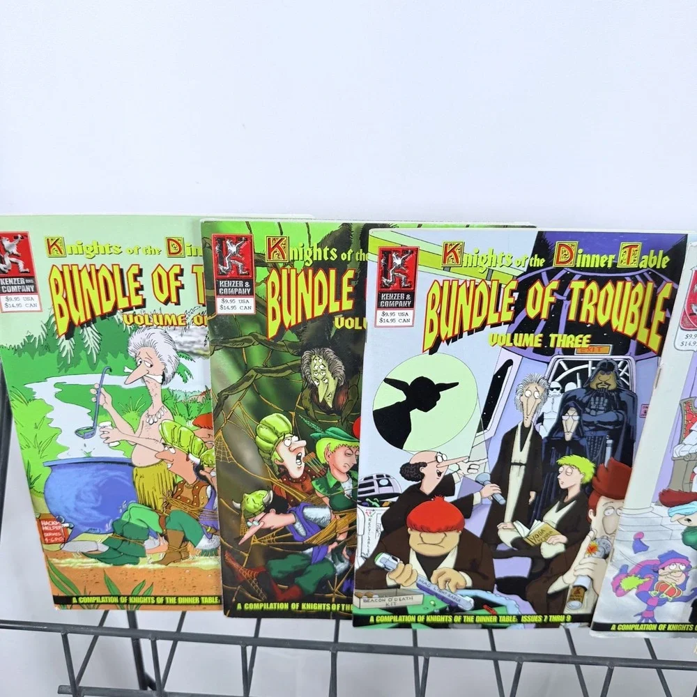 Knights Of The Dinner Table Bundle of Trouble Volume 1-13 lot Kenzer And Company
